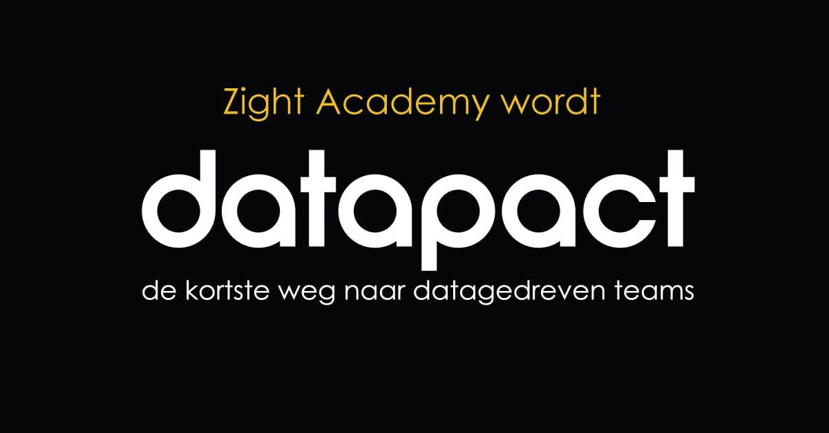 Met trots presenteren we Datapact, de kortste weg naar datagedreven teams.